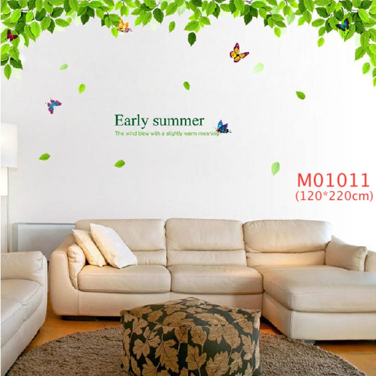 สติ๊กเกอร์ติดผนังรูปต้นไม้ plants wall sticker