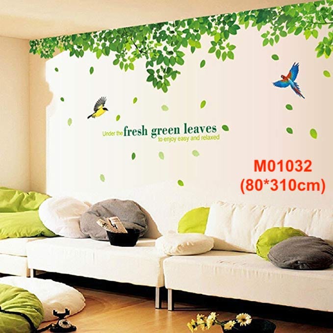 สติ๊กเกอร์ติดผนังดอกไม้ 1032