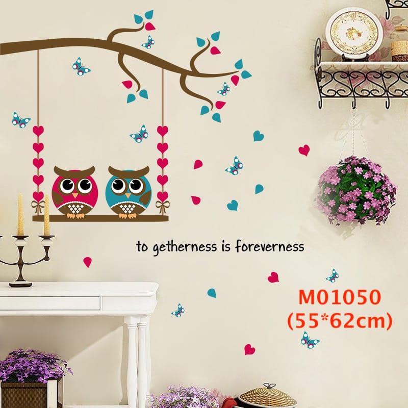 สติ๊กเกอร์ดอกไม้ สติ๊กเกอร์ติดผนัง ขนาดใหญ่ สติกเกอร์ติดกระจก แต่งบ้าน สติกเกอร์ต้นไม้ ขนาดใหญ่ Wall Sticker Home Decor DIY ส่งจากไทย - Image 15