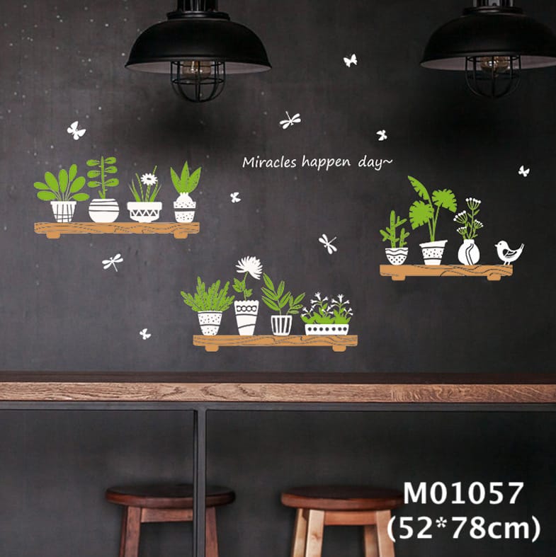 สติ๊กเกอร์ดอกไม้ สติ๊กเกอร์ติดผนัง ขนาดใหญ่ สติกเกอร์ติดกระจก แต่งบ้าน สติกเกอร์ต้นไม้ ขนาดใหญ่ Wall Sticker Home Decor DIY ส่งจากไทย - Image 17