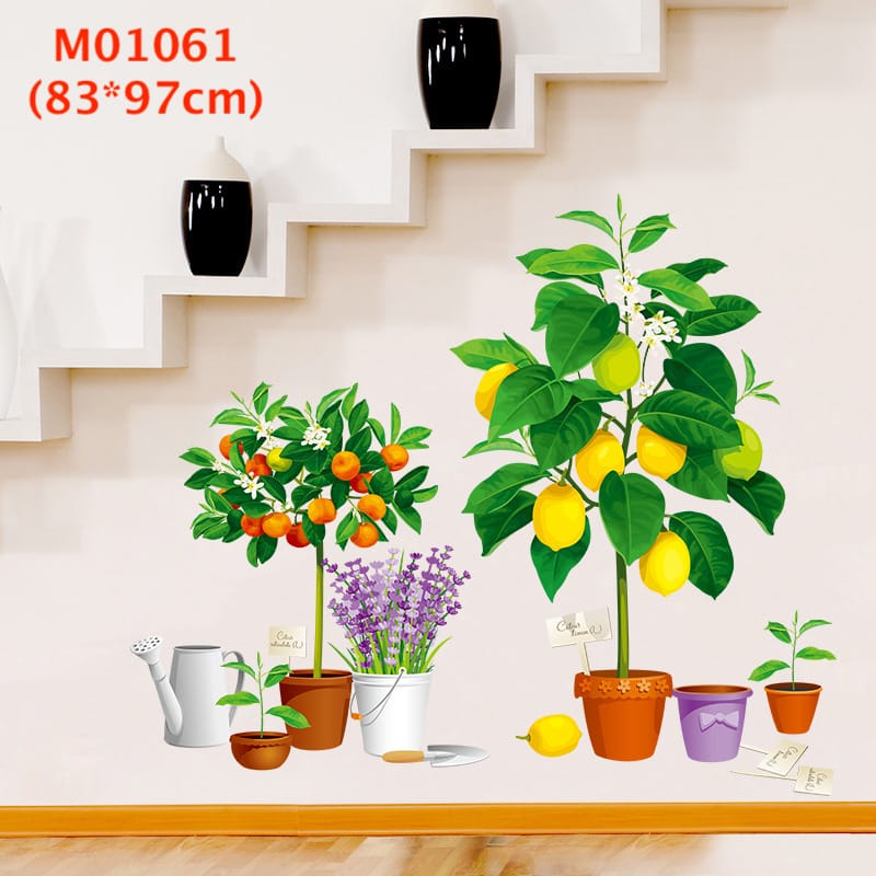 สติ๊กเกอร์ดอกไม้ สติ๊กเกอร์ติดผนัง ขนาดใหญ่ สติกเกอร์ติดกระจก แต่งบ้าน สติกเกอร์ต้นไม้ ขนาดใหญ่ Wall Sticker Home Decor DIY ส่งจากไทย - Image 19