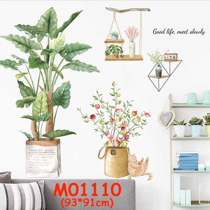 แต่งร้าน สติ๊กเกอร์ติดผนังห้อง