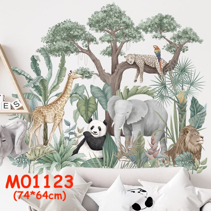 สติ๊กเกอร์ขนาดใหญ่ สติ๊กเกอร์สวนสัตว์