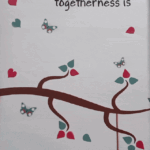 สติ๊กเกอร์ดอกไม้ สติ๊กเกอร์ติดผนัง ขนาดใหญ่ สติกเกอร์ติดกระจก แต่งบ้าน สติกเกอร์ต้นไม้ ขนาดใหญ่ Wall Sticker Home Decor DIY ส่งจากไทย