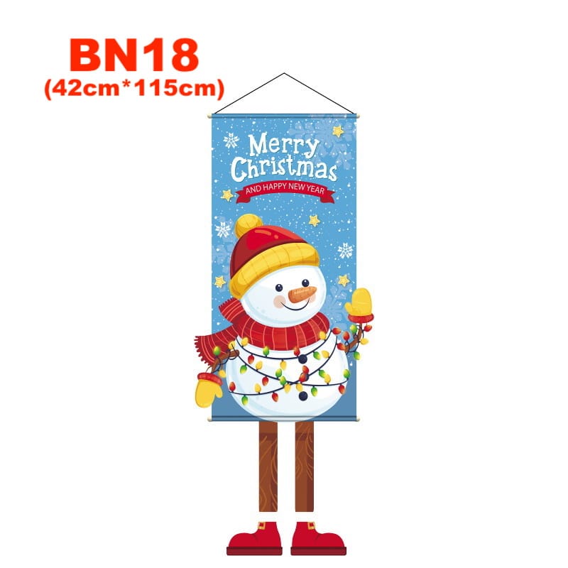 ของตกแต่งร้านตุ๊กตาหิมะคริสต์มาส