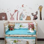 สติ๊กเกอร์ลายการ์ตูน สติ๊กเกอร์ติดผนัง สติกเกอร์ติดกระจก ตกแต่งห้องเด็ก แต่งห้องเรียน สัตว์ Sticker ABC