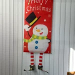 คริสต์มาสตกแต่ง แบนเนอร์คริสต์มาส ธง เรนเดียร์ ตกแต่ง สโนวแมน ซานตา แต่ง Christmas Flags Banners Xmas Decor