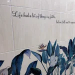 สติ๊กเกอร์ติดผนัง สติ๊กเกอร์ดอกไม้ สติกเกอร์ ลายต้นไม้ ใบไม้ แต่งบ้าน ตกแต่งร้าน วอลเปเปอร์ สติ๊กเกอร์ติดกระจก ส่งจากไทย