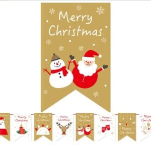 ธงคริสต์มาส ตกแต่งคริสต์มาส